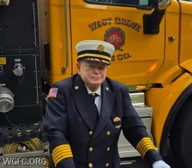 The WGFC marks the passing of Past Chief W. Forrest Hammond who served with the fire company for 75 years.  He recently celebrated his 90th birthday.